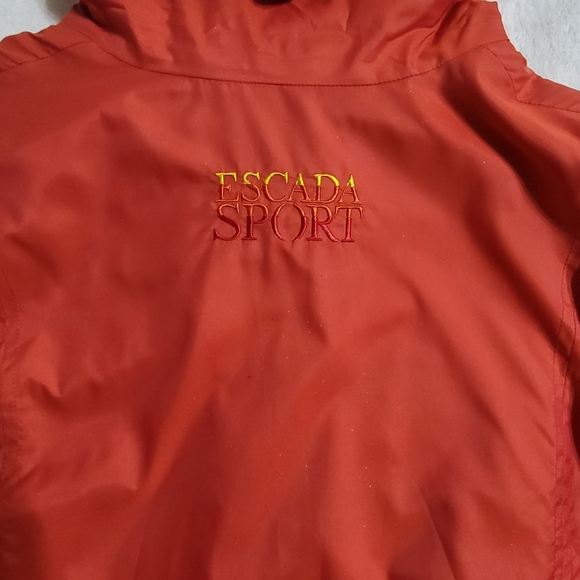 Vintage Escada Sport Windbreaker Jacket Fleece Lining - Picture 6 of 8